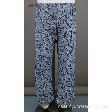 Ladie&#39;s Plus-size overal over Print Jersey Pants